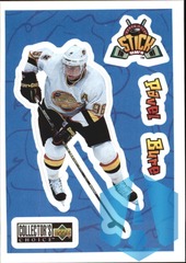 1996-97 Collectors Choice Stick Um's #S16 Pavel Bure Vancouver Canucks